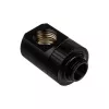 Adapter fitting EK Water Blocks Mosiądz Czarny 28 mm Wysokość 2,3 cm Średnica