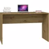 Blat biurka komputerowego top e shop BIURKO PLUS ARTISAN, prosty prostokątny blat, płyta wiórowa, 1200×500×760 mm, kolor dębowy