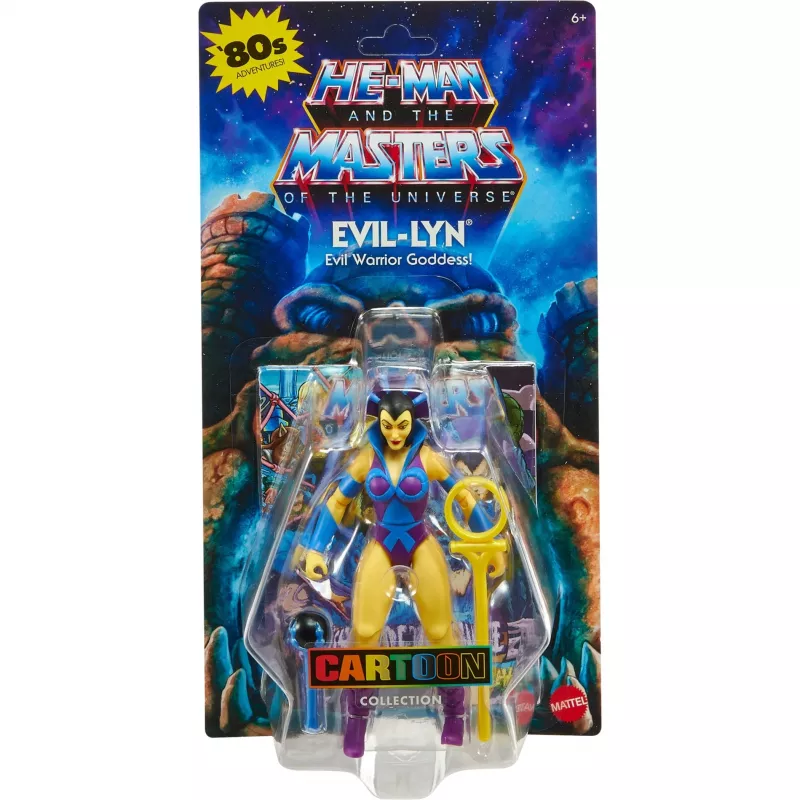 Artykułowana figurka zabawkowa MATTEL Masters of the Universe Origins Evil-Lyn - kolekcjonerska figurka akcji, ruchome stawy