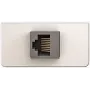 keystone plate czołowa KIND Konnect design 1/2 z adapterem RJ45 Cat5 firmy kindermann 7454000523