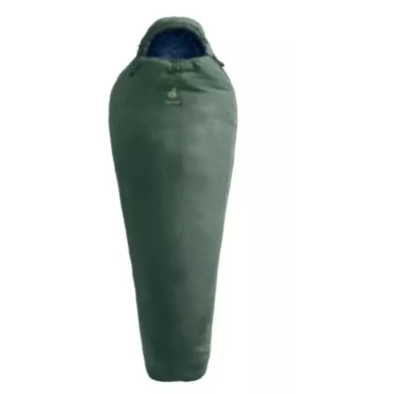 Śpiwór DEUTER Orbit SL -5°C / 23°F, syntetyczny, dla dorosłych, wymiary 198×75×48 cm, zielony