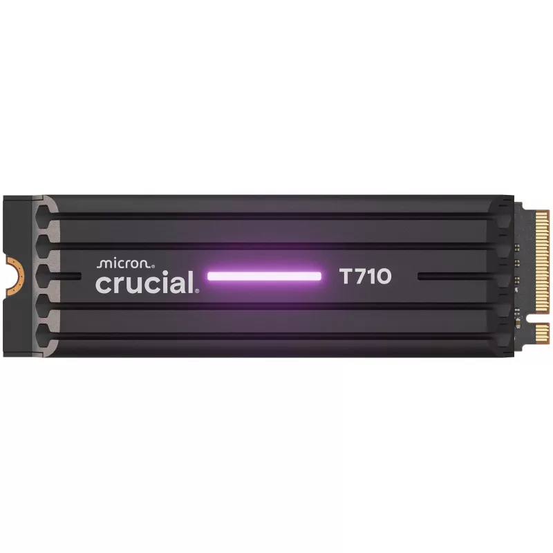 SSD CRUCIAL T710 4 TB M.2 PCIe 5.0 NVMe — 4000 GB, Odczyt 14500 MB/s, Zapis 13800 MB/s