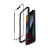 Hartowane szkło ochronne Crong do iPhone’a 16e / 14 / 13 / 13 Pro — pełne pokrycie 3D