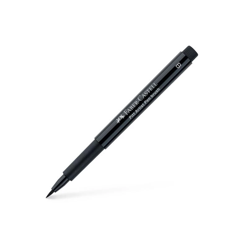 Pisak Faber-Castell 167153 — marker z końcówką filcową, czarny, pojedyncza sztuka