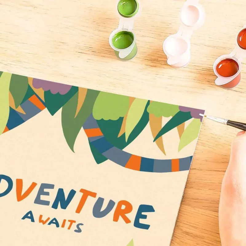 Zestaw artystyczny Ravensburger CreArt - zestaw do malowania „Hello New Adventure”, model 23904