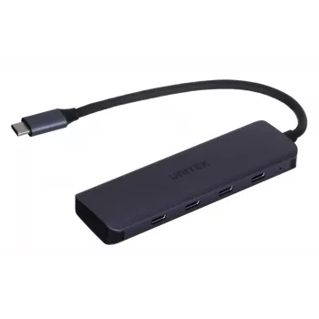UNITEK uHUB Q4 koncentrator USB typu C 5000 Mbit/s szary