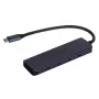 UNITEK uHUB Q4 koncentrator USB typu C 5000 Mbit/s szary