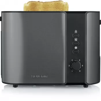 Toster Severin AT 9573 2 kromki 800 W antracytowo-czarny