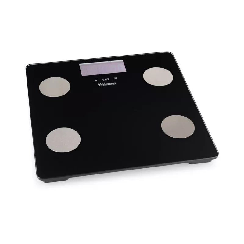 Waga osobista Tristar WG-2442 — cyfrowa waga łazienkowa, maks. 150 kg, dokładność 100 g, BMI, czarna
