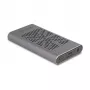 Obudowa SSD DeLOCK 42027 szara M.2 10 Gbit/s USB Type-C