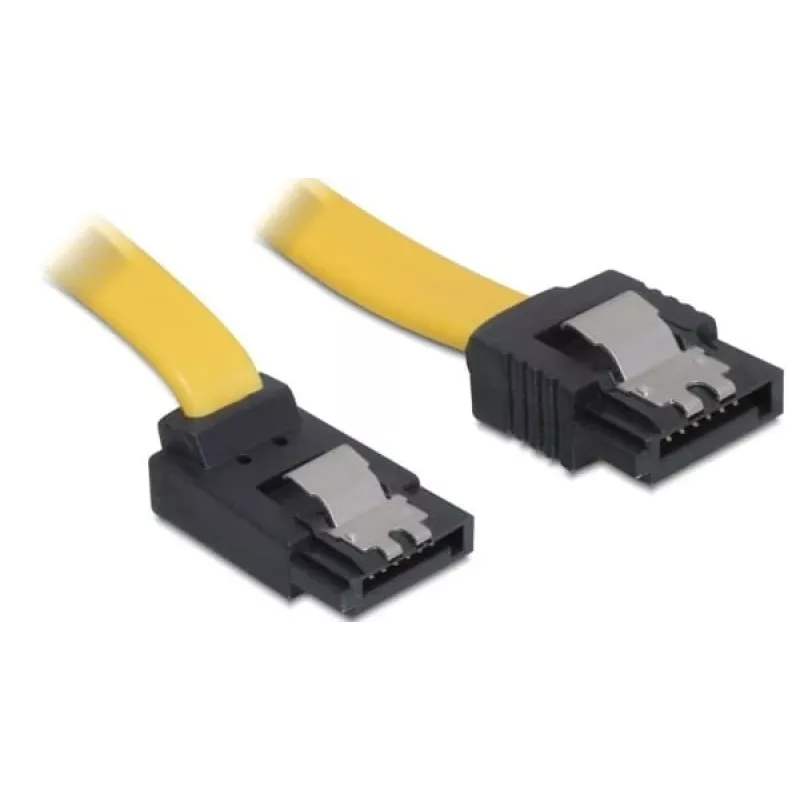 Kabel SATA DeLOCK 82472 0.3m Żółty