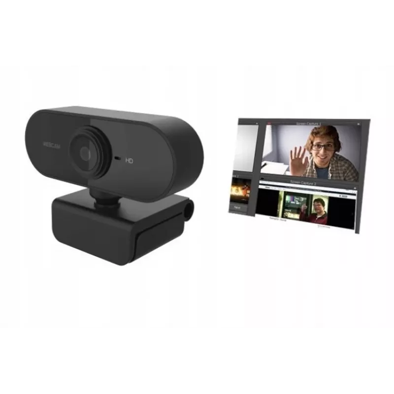 Kamera internetowa MANTA W177 rozdzielczość 1080p z łącznością Bluetooth