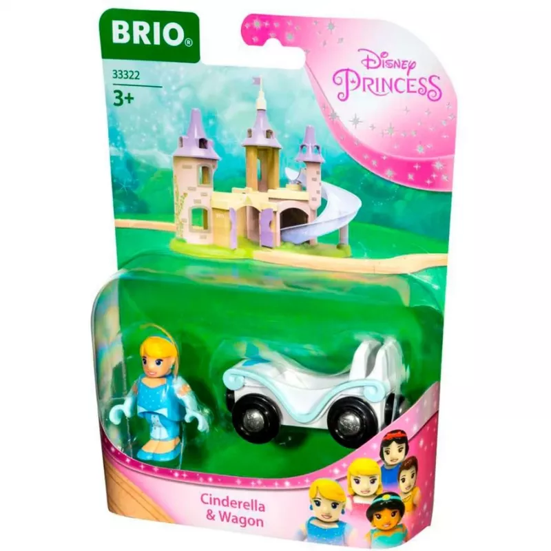 Akcesorium do modelu Ravensburger BRIO Disney Princess Cinderella & Wagon, niebiesko-białe, dla dzieci od 3 lat