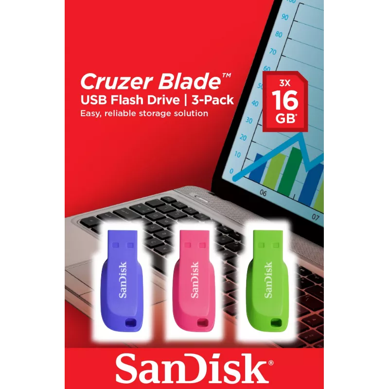 Pendrive SanDisk 16 GB USB Type-A 2.0 Cruzer Blade