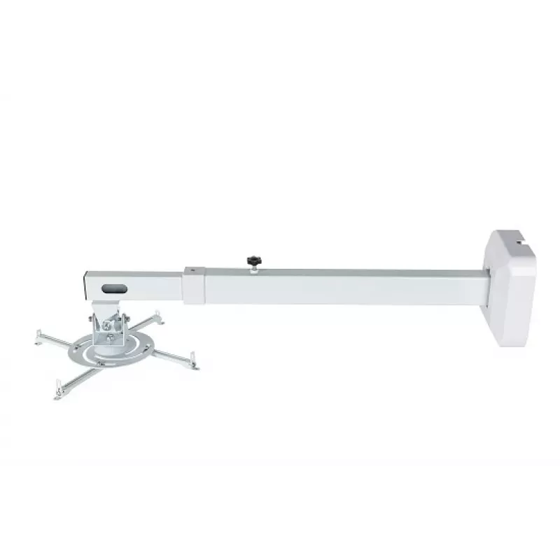 Uchwyt ścienny AVTEK WallMount Next 1200 — stal, biały, teleskopowy, obrót 360°, nachylenie ±42°, maks. obciążenie 20 kg