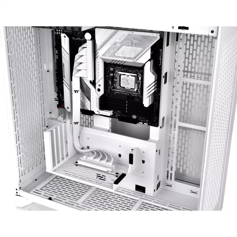 Thermaltake PCI-E 4.0 Dual 90 Degree kabel riser, 40 cm, biały (AC-077-CO6OTN-C1)