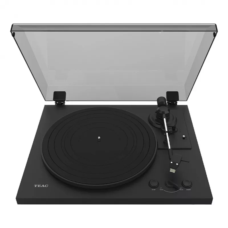 Gramofon analogowy z napędem paskowym TEAC TN-175-B Czarny