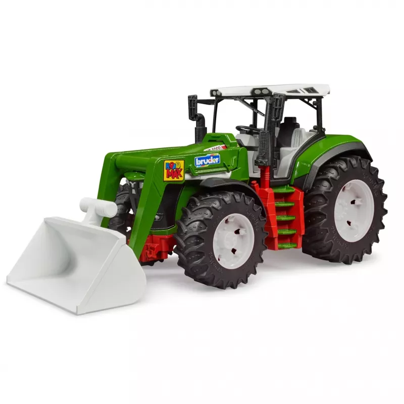 BRUDER Traktor z ładowaczem czołowym model BR-03451 – wytrzymały traktor zabawka z ruchomym ładowaczem