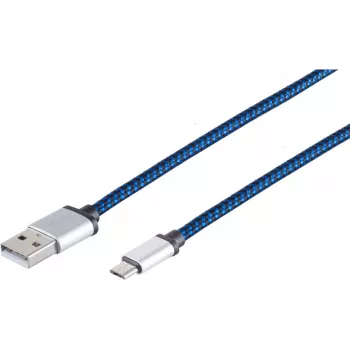 Kabel USB S/CONN 14-50017 USB 2.0 0,3 m