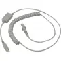 Kabel USB Datalogic, spiralny kabel USB, spiralny, szary, 2 m, odpowiedni do wszystkich skanerów ręcznych (90A051922)