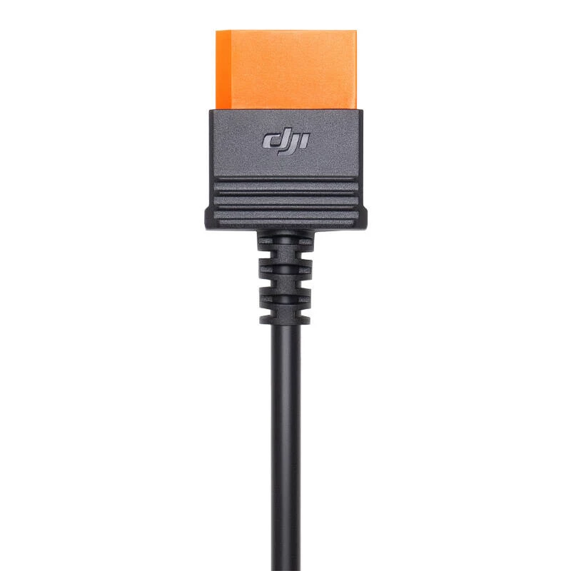 Kabel zasilający do kamer i baterii DJI CP.DY.00000045.02, 0,4 m, kompatybilny z Mavic 3, Air 3, Power 500/1000, czarny/pomarańczowy