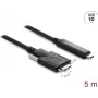 Kabel DELOCK USB-C do Micro-USB B 5 m USB 2.0 Czarny