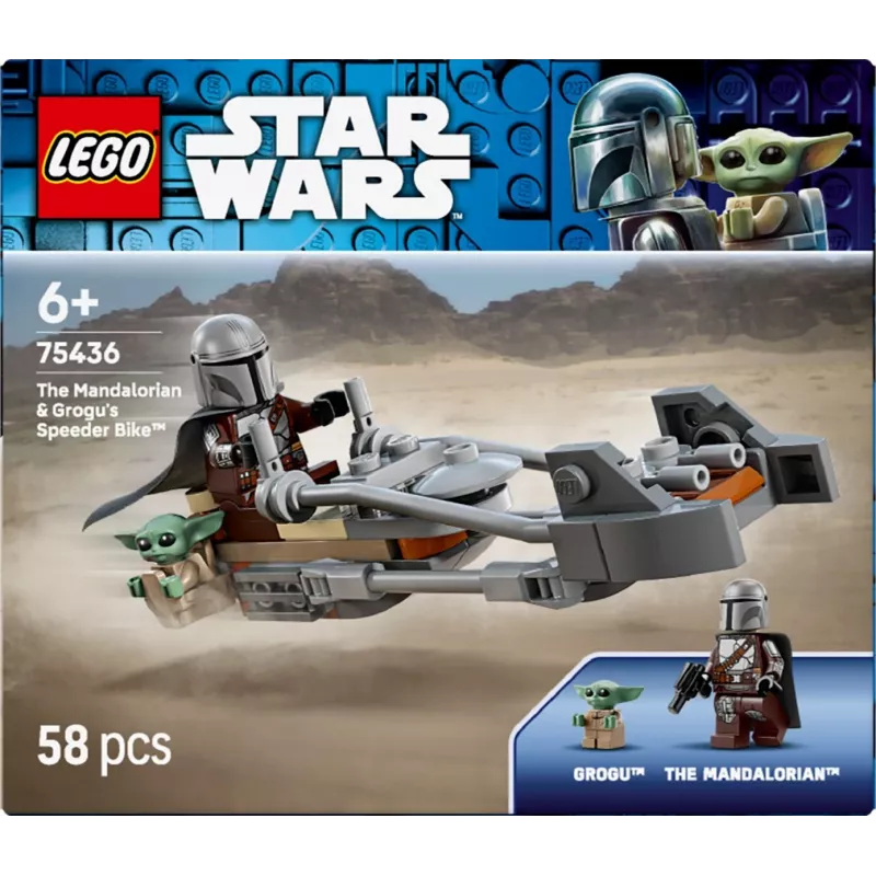 LEGO STAR WARS 75436 Speeder Bike Mandalorianina i Grogu