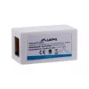 Przejściówka LANBERG RJ-45 na RJ-45, żeński-żeński, U/UTP Cat5e, biały