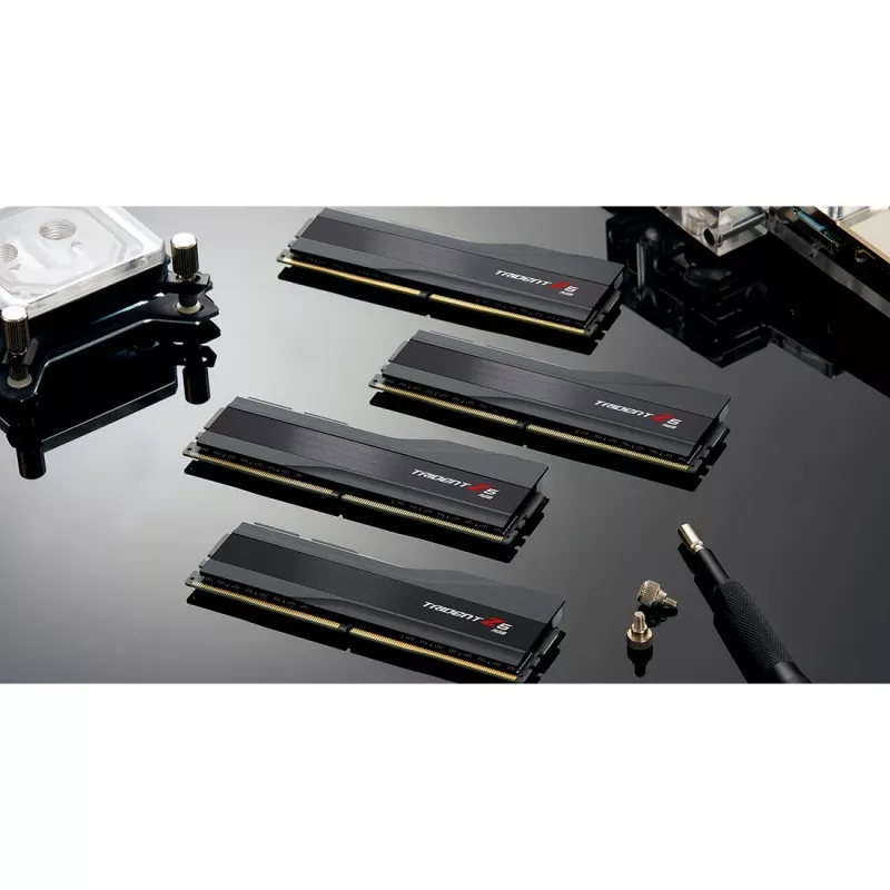DIMM 64 GB DDR5-5600 (2x 32 GB) Dual-Kit, Arbeitsspeicher schwarz, F5-5600J3636D32GX2-TZ5RK, Trident Z5 RGB, INTEL XMP