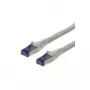Kabel krosowy S/FTP Cat.6a ROLINE 70 m Szary