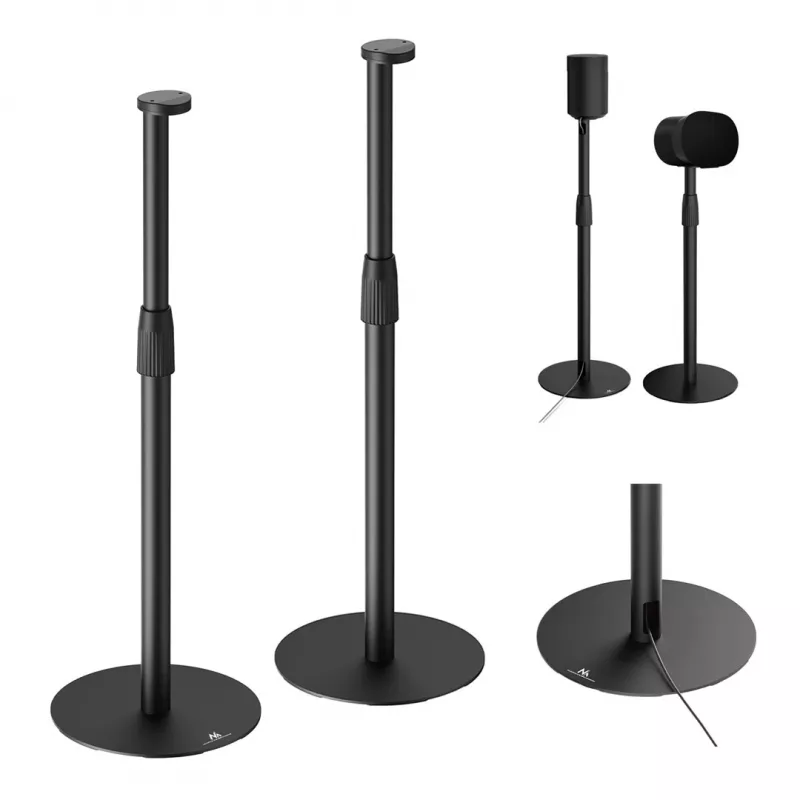 Stojak podłogowy MACLEAN MC-496 do Sonos Era 100 i 300, regulowana wysokość 682–1068 mm