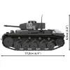 Zestaw konstrukcyjny Cobi Panzerkampfwagen II Ausf. F — 813 elementów, czarny, wiek 9+