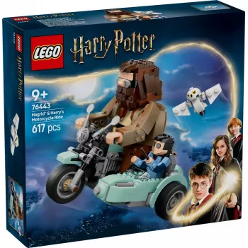LEGO HARRY POTTER 76443 Przejażdżka Hagrida i Harry'ego na motocyklu