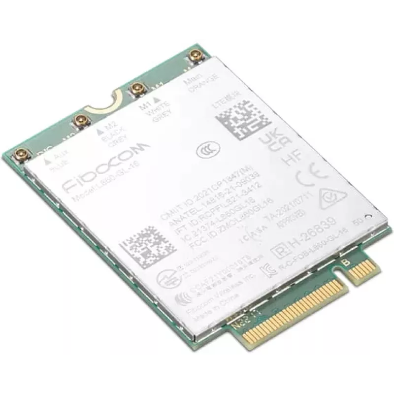 4G Wewnętrzny WWAN Lenovo Fibocom L860-GL-16 1000 Mbit/s Bezprzewodowy M.2