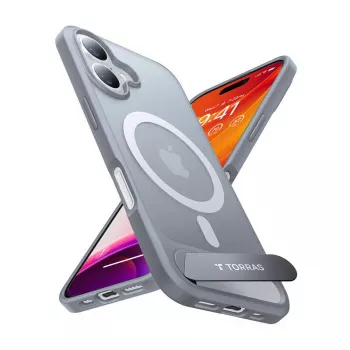 Etui Torras Pstand Series dla iPhone 16 Plus (tytanowy szary)