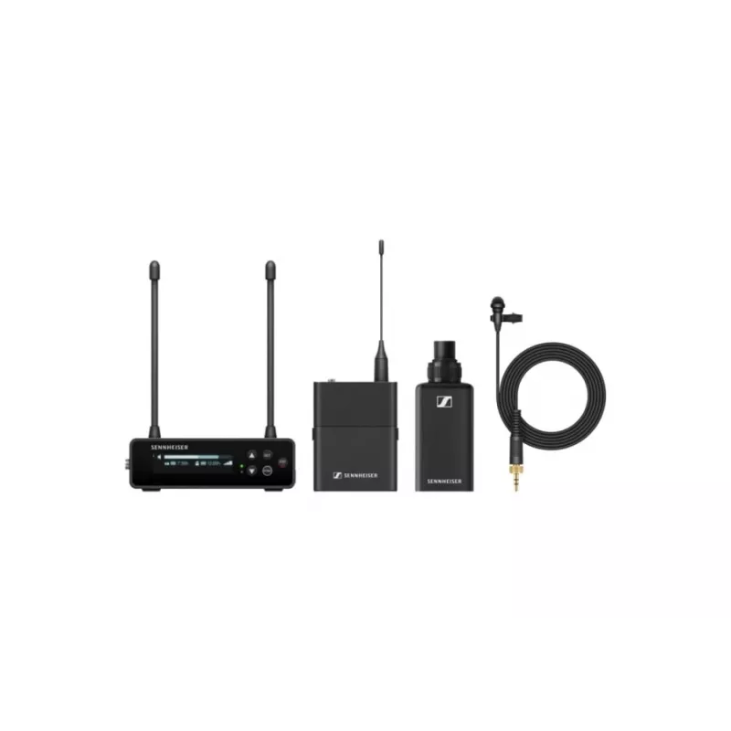 Sennheiser EW-DP ENG SET (R1-6) - zestaw kamerowy z nadajnikiem wtyczkowym i miniaturowym nadajnikiem z mikrofonem ME 2, 520–576 MHz