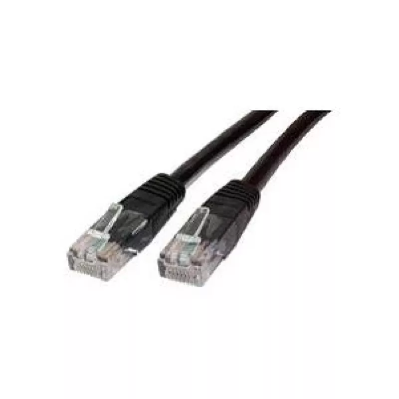 MediaRange - Kabel sieciowy - RJ-45 (M) - RJ-45 (M) - 15,0m - UUTP - (Kategoria 5e) - Czarny (MRCS121)