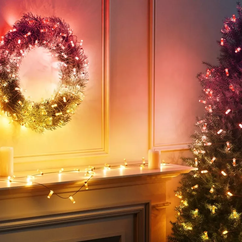 Lampki choinkowe LED Twinkly Candies TWKC100RGB-T 6 M w kształcie świecy