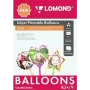 Lomond Inkjet Printable Baloons A3+, 9 arkuszy (Kula/Serce/Gwiazda) dwustronne