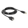 Kabel USB DeLOCK USB2.0-B 2 m USB B Czarny
