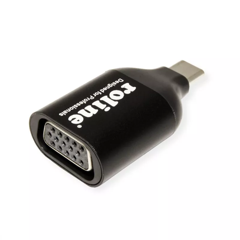 ROLINE 12.03.3228 Adapter graficzny USB 1920 x 1080 pikseli Czarny (12.03.3228)