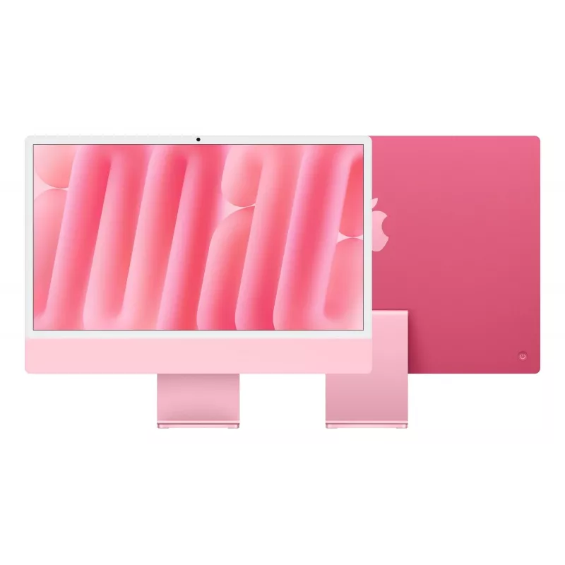 iMac 24 cale: M4 10/10, 16 GB, 512 GB SSD – Różowy