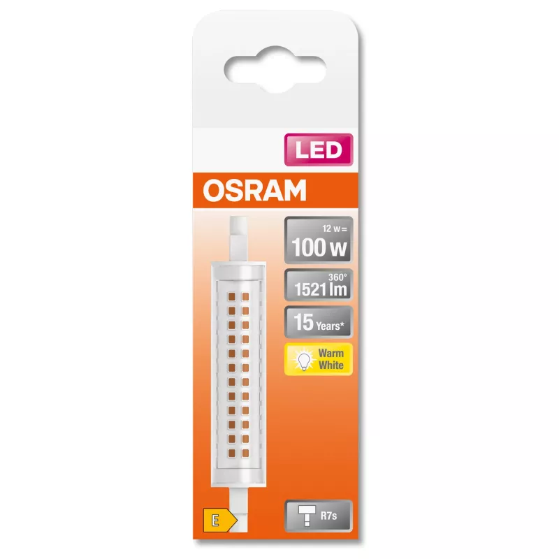Żarówka LED LEDvance Osram cienki LINE 12 W R7s 1521 lm 2700 K