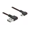 Kabel USB DeLOCK EASY-USB 2.0 Typu-A na Micro-B Męski 0.5 m Czarny