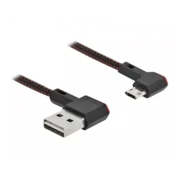 Kabel USB DeLOCK EASY-USB 2.0 Typu-A na Micro-B Męski 0.5 m Czarny