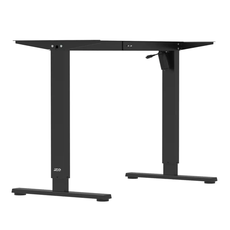 Biurko elektryczne z regulacją wysokości Ergo Office, maks. wysokość 1160 mm, maks. - 80 kg, bez blatu sit-stand, czarne, ER-400 B