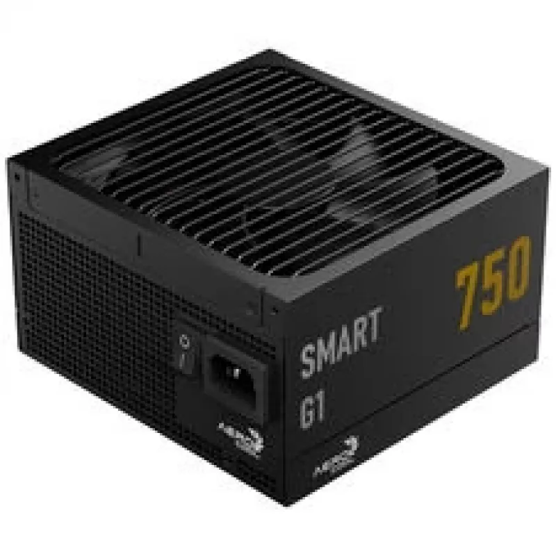 Zasilacz AEROCOOL Smart G1 750W, 80 PLUS Gold, ATX 3.1, PCIe 5.1, czarny