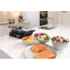 Grill kontaktowy SEVINI Pro, KG 2395 (srebrny/czarny, 1800 W)