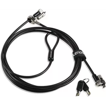 Zamek szyfrowy Lenovo 4XE1L68273 Czarny 1.8 m Klucz Kensington