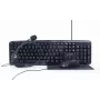 Gembird KBS-UO4-01 Klawiatura Mysz w zestawie Biurowa USB QWERTY US English Czarna